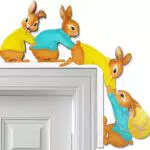 Ostern Türrahmen Deko Holzrahmen Mit Osterhasen Und Ostereiern Für Fenster Kamin