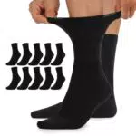 TUUHAW Diabetikersocken für Herren und Damen, gesundheitliche Baumwollsocken
