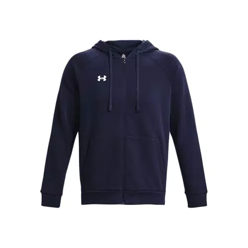 Under Armour UA Rival Fleece FZ Herren Hoodie mit Reißverschluss aus weichem Fleece