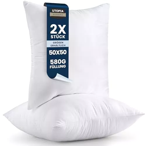 Utopia Bedding Kissenfüllung 35 x 35 cm - Innenkissen für Kopf- und Sofakissen