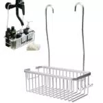 VGECEE Duschablage Hängeregal Edelstahl Duschkorb Ohne Bohren Für Badezimmer