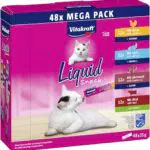 Vitakraft Liquid Snack Für Katzen – Cremiger Katzen Snack Mit Rind, Huhn, Lachs