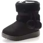 Vorgelen Kinder Wärme Gefütterte Schneestiefel Mädchen Winterschuhe Baby Rutschfest Stiefel Kleinkindschuhe Weichsohlen Schlupfstiefel