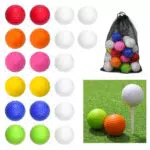 WEFHEF Minigolfbälle aus Kautschuk für Golf Training und Übung Indoor Outdoor