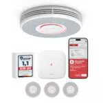 X-Sense Smarter Rauchmelder WLAN mit Sprachausgabe und 17 Standorten, Modell XS0B-MR61