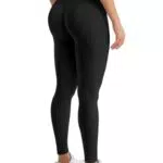 YEOREO Damen Sport Leggings Hoch Taille mit Scrunch Butt Effekt für Yoga und Fitness