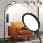 YOPSTAR Stehlampe LED Leselicht Dimmbar mit Fernbedienung für Wohnzimmer Büro