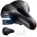 YOUNGDO Fahrradsattel, Gel Fahrradsitz, breiter, weicher