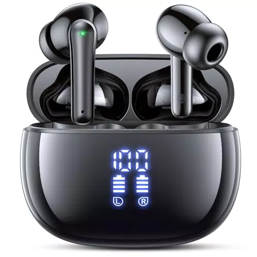 ZIUTY Bluetooth 5.3 In Ear Kopfhörer Kabellos mit ENC Mikrofonen, 48 Std Akku, IPX7