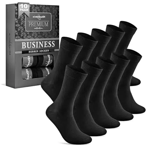 Business Socken Herren Baumwolle Atmungsaktiv Modell Anzugsocken