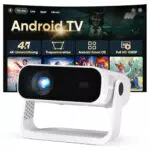 Smart Mini Beamer 2026 Full HD 1080P, Android 14, 4K, WiFi6, BT5.2, Heimkino