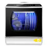 AIRMSEN Tischgeschirrspüler Mini, 5 Programme, 5L Tank, Touch Bedienung, LED Display