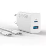 Anker 20W USB C Ladegerät mit 150cm Kabel, Schnellladegerät für iPhone und iPad