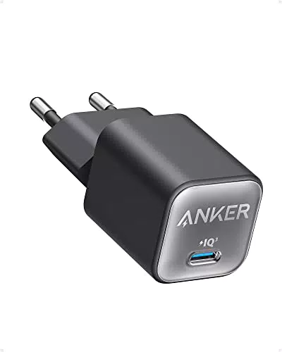 Anker USB C GaN Charger 30W, 511 Ladegerät, PIQ 3.0 PPS Schnellladegerät