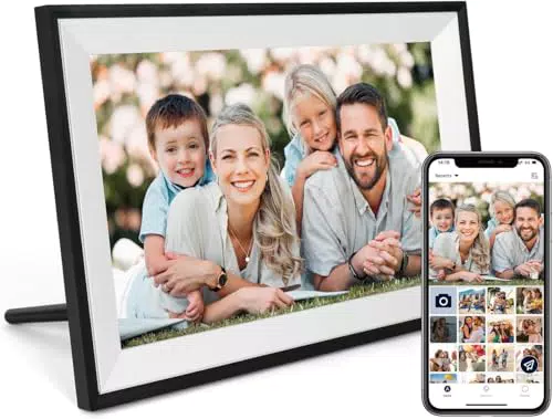 Anna Bella WiFi Digitaler Bilderrahmen 10,1 Zoll mit HD Display und 32GB Speicher