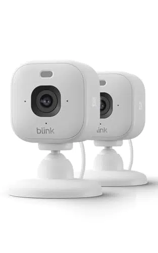 Blink Mini 2K+ Sicherheitskamera mit Nachtsicht, 4-fach-Zoom & Alexa-Kompatibilität