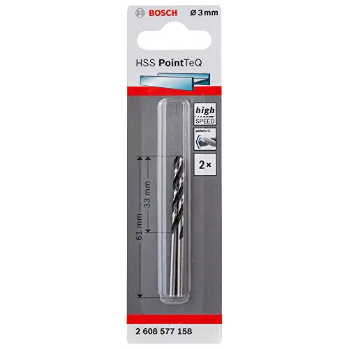 Bosch Professional 10 Stück HSS Spiralbohrer PointTeQ