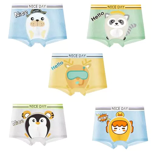 Bequeme Boxershorts Jungen – Atmungsaktive Cartoon Unterwäsche für Kinder