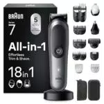 Braun All-in-One Trimmer Set AIO7565 – Bart-, Haar- & Nasenhaartrimmer wasserdicht