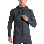 BROKIG Leichte Herren Hoodie - Schnelltrocknende, atmungsaktive Trainingsjacke