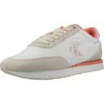 Calvin Klein Damen Retro Runner Lace Up Nylon Low Top Sneaker