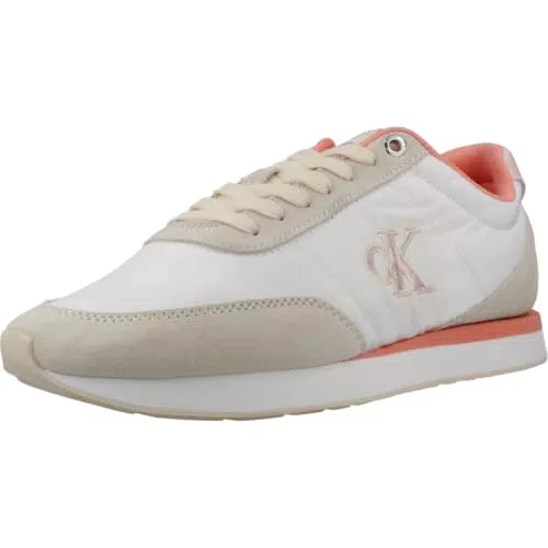 Calvin Klein Damen Retro Runner Lace Up Nylon Low Top Sneaker