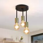 CBJKTX Deckenleuchte Vintage Retro Deckenlampe E27 Industrial Für Wohnzimmer Küche