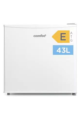 Comfee RCD50WH2 Mini Kühlschrank 43L mit Eisfach für Zimmer und Büro