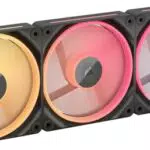 Corsair iCUE LINK LX120-R RGB PWM Umkehrlüfter mit Magnetlager und Lichtschleifen