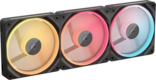 Corsair iCUE LINK LX120-R RGB PWM Umkehrlüfter mit Magnetlager und Lichtschleifen