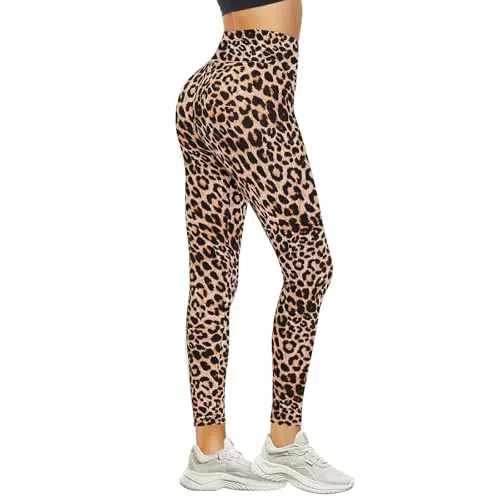 DDOBB Leggings Damen High Waist Leggins Blickdicht Schwarz Sportleggins Lang Bauchweg Hose Elastisch Yogahose Gym Outdoor Alltag=S-M)