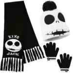 Disney Stitch Winteraccessoires für Mädchen – Mütze, Schal und Handschuhe Set