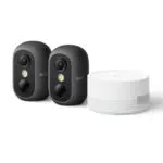 Eufy eufyCam C35 Kabellose Überwachungskamera Außen & Innen Mit Farbnachtsicht
