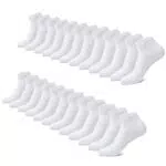FALARY Sneaker Socken für Herren und Damen - Hochwertige Baumwoll-Halbsocken