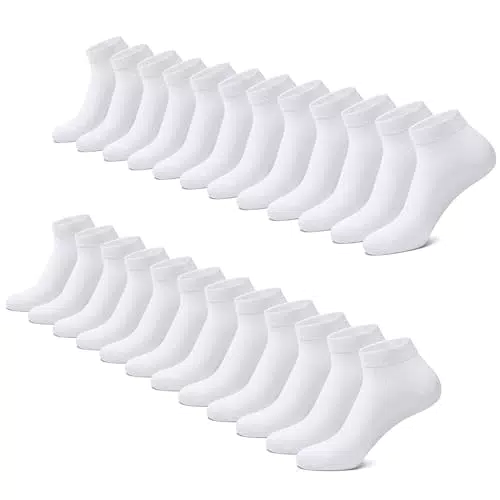 FALARY Sneaker Socken für Herren und Damen - Hochwertige Baumwoll-Halbsocken