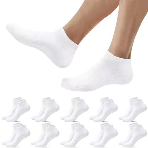 Sneaker Socken von Falechay für Herren und Damen - Atmungsaktive Sportsocken