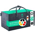 freegreen Germany Einkaufstasche aus recyceltem PET, Nachhaltige Filztasche Mehrzweck