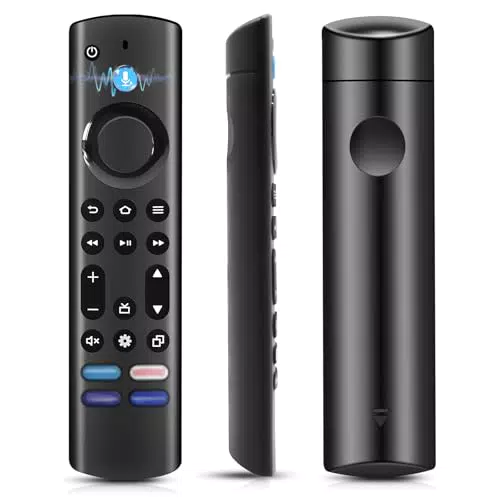 Glitfix Ersatzfernbedienung 4. Gen für Smart TV Stick & Cube, Sprachsteuerung, Bluetooth