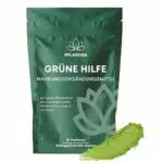 Greens Mix Superfood Pulver Mit Matcha, Spirulina, Gerstengras Und Heidelbeeren Vegan