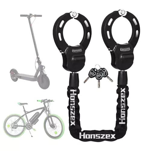 Fahrradschloss Honszex E Scooter Schloss mit Schlüssel - Hochsicherheitsschloss für Elektrofahrräder und Elektroroller