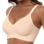 HORISUN Nahtloser BH für Damen mit vollständiger Abdeckung und weicher Unterstützung