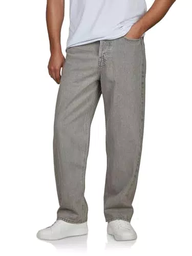 JACK & JONES Herren Baggy Jeans JJIALEX JJCOOPER Weite Passform Baumwolle Denim