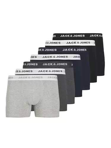 JACK & JONES Herren Trunks - Komfortable Unterwäsche für den Alltag