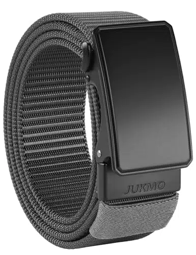 JUKMO Automatik Gürtel Herren, Nylon Ratsche Gürtel 3,8 cm