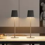 K-Bright Dimmbare LED Akku Tischleuchte Wiederaufladbar Für Innen Und Außen 3000K