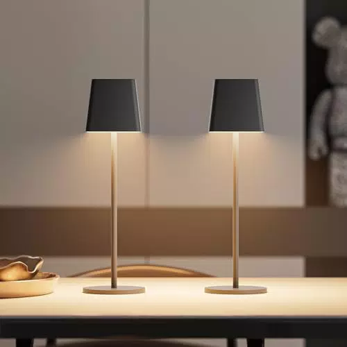 K-Bright Dimmbare LED Akku Tischleuchte Wiederaufladbar Für Innen Und Außen 3000K