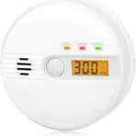 CO Melder LCD Anzeige 85dB Alarm Kohlenmonoxid Warnmelder mit Prüftaste Batteriebetrieb