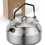 LAMBDA COFFEE Geysir Wasserkessel Edelstahl Teekanne Camping Wasserkocher 1L