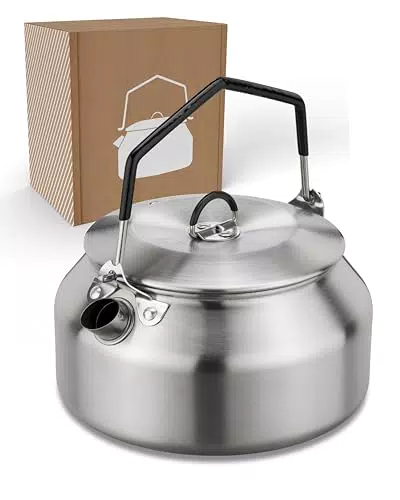 LAMBDA COFFEE Geysir Wasserkessel Edelstahl Teekanne Camping Wasserkocher 1L