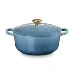 Le Creuset Signature Gusseisen-Bräter mit Deckel rund, für alle Herdarten